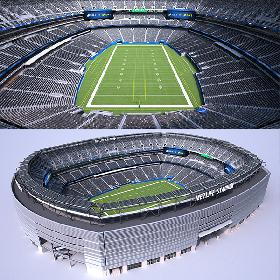 Football Stadium ML 3D model